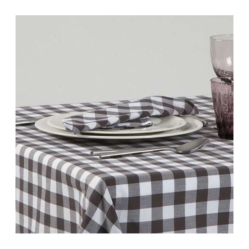 serviette-table-carreaux-bistrot-gris