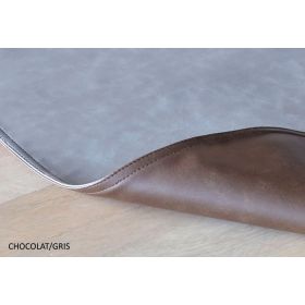LEATHERLOOK - Set de table effet cuir réversible - 45x30cm