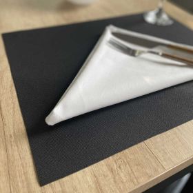 RODAS - Set de table noir pour restaurant