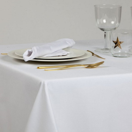 tissu-nappe-coton-blanc-restaurant
