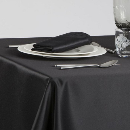 tissu-nappe-restaurant-noire