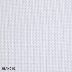 Echantillon tissu TOSCANA - Blanc sans repassage