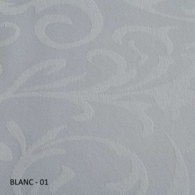 IPANEMA - Nappe damassée motifs floraux 100% polyester - 230 gr/m²