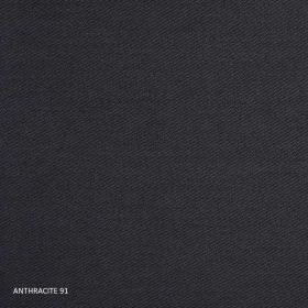 SATEN - Serviette de table couleurs ANTHRACITE 91